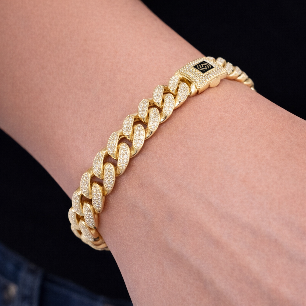Cuban Armbanden | 14K met Swarovski