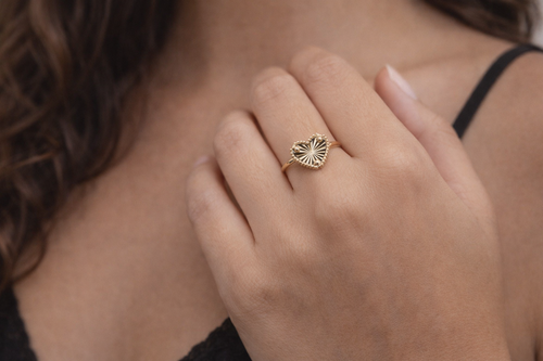 3D Hart Ring | 14K