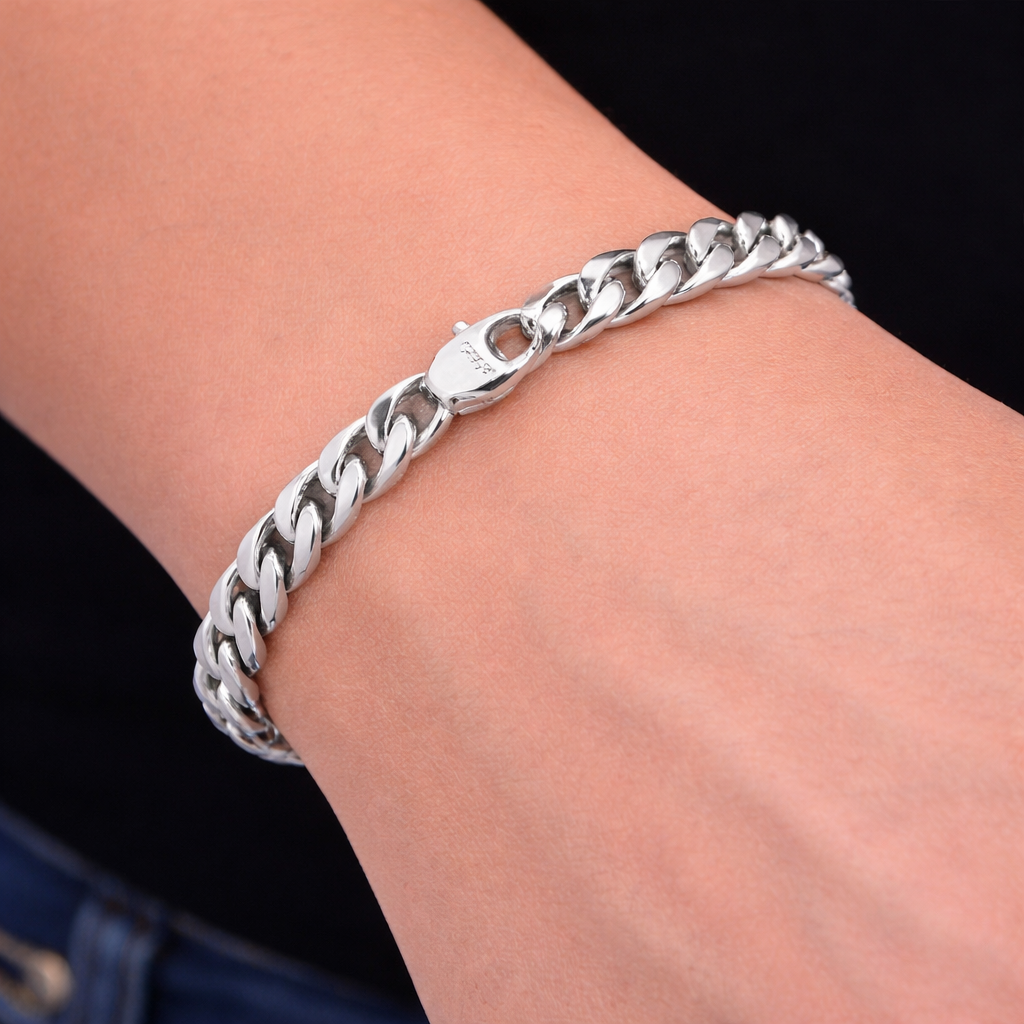 Cuban Massief armband | 925 Zilver