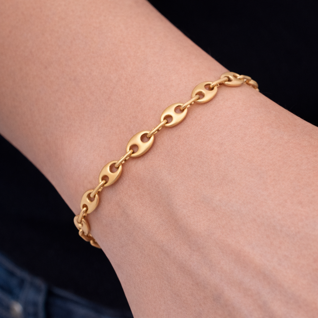 Koffiebonen Armband | 18K