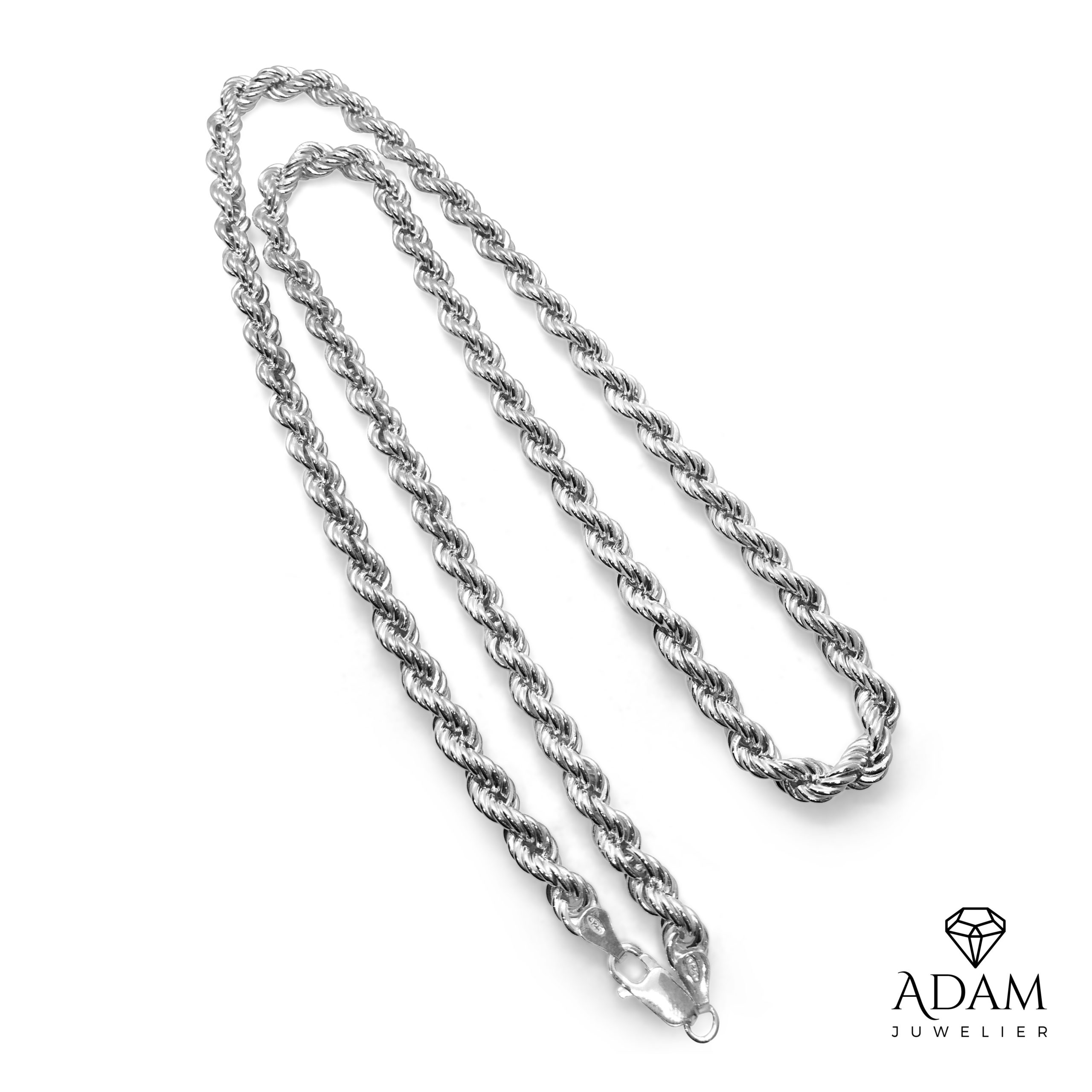 Amazon Jungle Zoekmachinemarketing ik draag kleding Rope Chain Zilver – Adam Juwelier