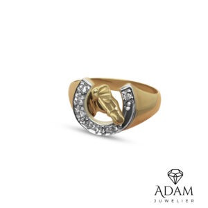 14KT Paard ring