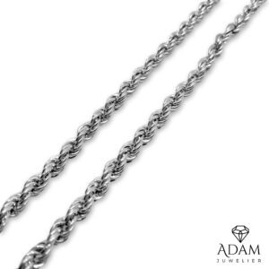 18KT Witgoud Rope Chains