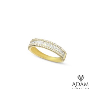 18KT Baguette ring